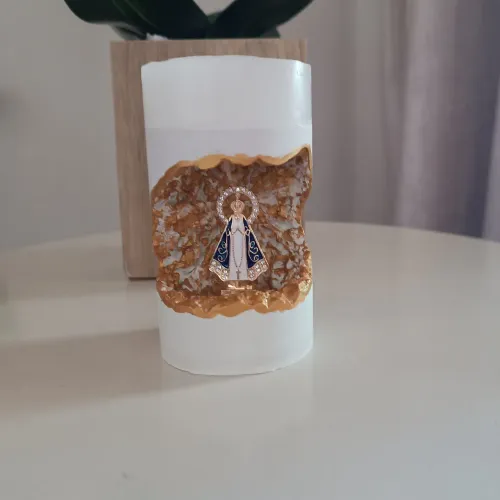 Vela Decorativa Nossa Senhora Aparecida