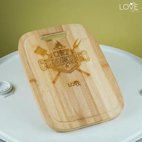 Tabua de Bambu Chef Churrasqueiro