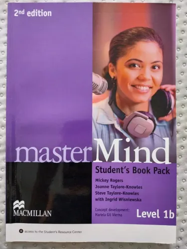 Livro de inglês masterMind Level 1b (2nd Edition). Usado e em ótimo estado!