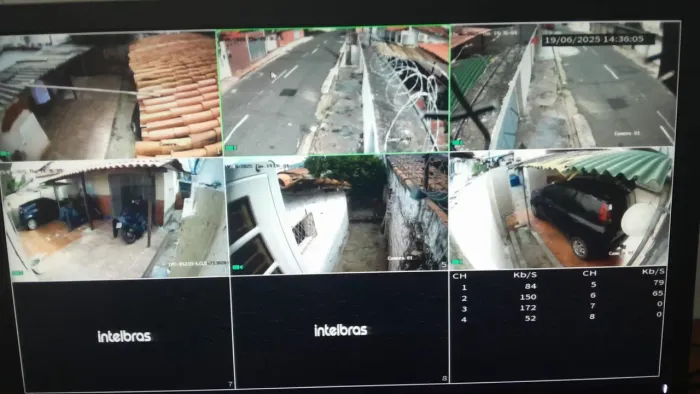 Sistema de Câmeras de Segurança Intelbras