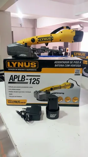 Máquina de assentar piso cerâmica 2 baterias 12v Lynus (Nova)
