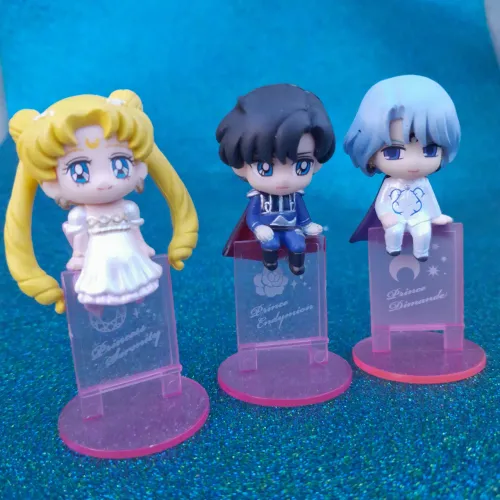 Bonecos Sailor Moon - Princesa Serenity, Endymion Diamante cada por 100 reais