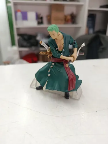 Action figure miniatura one piece roronoa zoro pós time skip