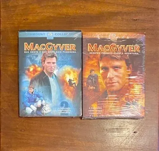 Box Duplo: MacGyver Profissão: Perigo (1ª e 2ª temporada) total 12 DVDs