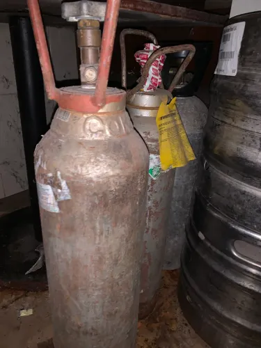 Cilindro para chopeira ou máquina solda