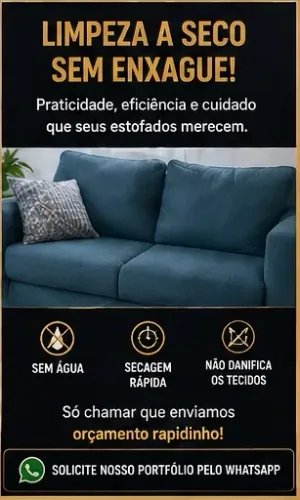Seu Conforto Começa com um Estofado Limpo