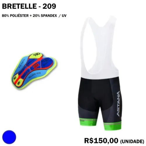 Bretelle de Ciclismo com Gel