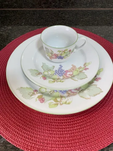 Aparelho jantar,chá e café porcelana Schimidt Voyage