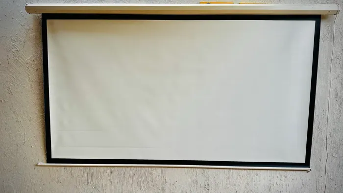 Tela projetor retrátil 