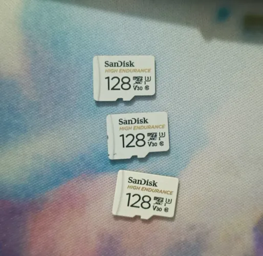 3 Cartões de memória 128 Gb SanDisk Original