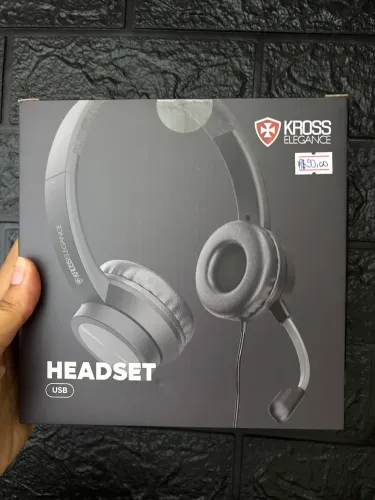 Headset USB Kross - Controle de Áudio- Ajustável