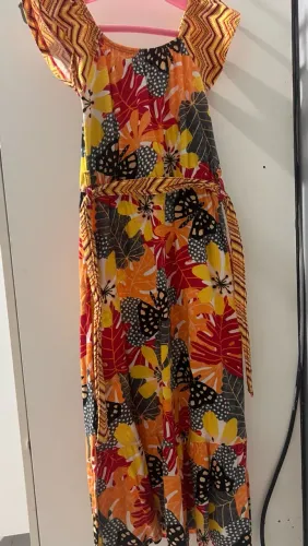 Vestido infantil estampado