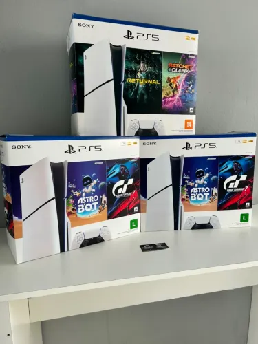Playstation 5 Slim 1TB Com Leitor de Discos!! A PRONTA ENTREGA!! (Aceito Cartão)