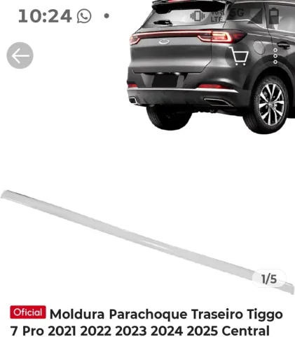 Frisos do Tiggo 7 Sport zero