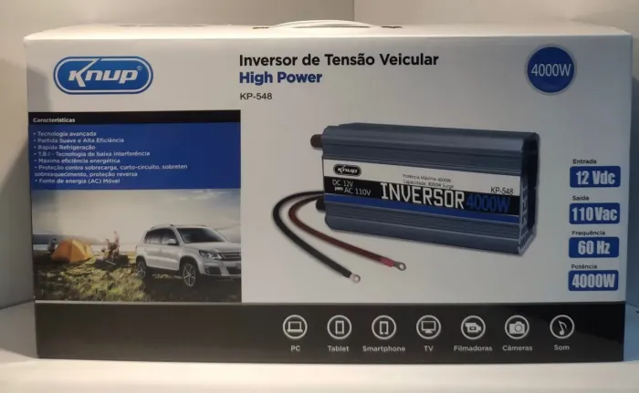 Inverso de tensão veicular 4000W Kanup KP-548