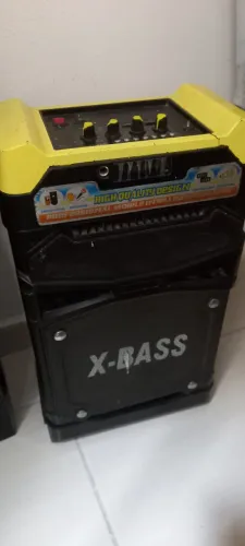 Caixa de som via bluetooth e etc