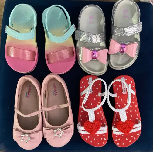 Combo sandálias menina - 23/24