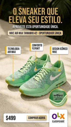 NIKE  Tamanho 42
