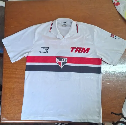Camisa São Paulo Futebol Clube 1994 /1995 n 9 (escudo PAZ)