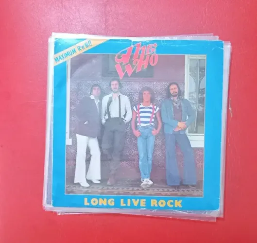 The Who - (Vinil 7") - Long live rock / Im the face / My wife - 1979