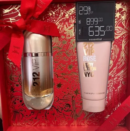 Perfume feminino 212 Vip Rose Original