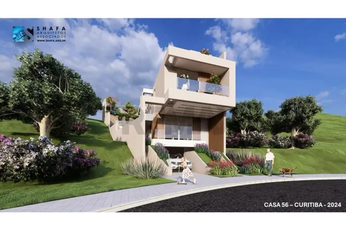 Terreno residencial à venda no Bairro Abranches, Condomínio Bom Pastor-Curitiba-PR, 244 m²