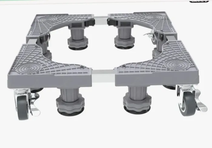 Base móvel para suporte de máquina de lavar roupa