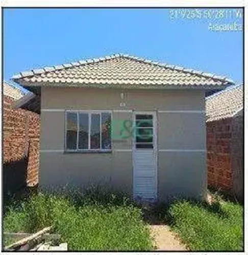 Casa com 1 dormitório à venda, 44 m² por R$ 74.146,96 - Parque Industrial Antonio Xavier C