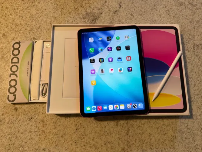 iPad 11 128gb Rosa - 5 ciclos - Bateria 100% - Garantia Apple 7/2027