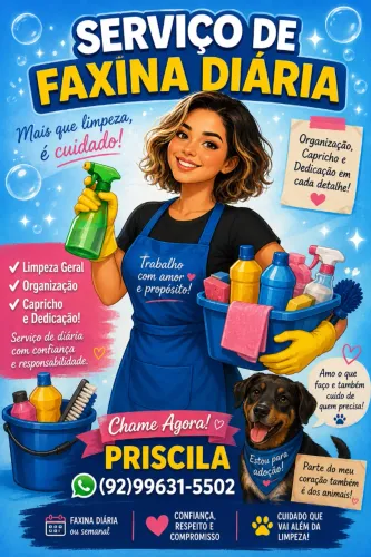 Diarista de faxina