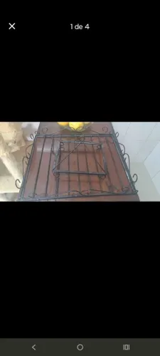Suporte Cabideiro / Paneleiro Suspenso de Ferro (Estilo Rústico)