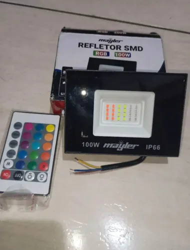 Refletor RGB 100W COM CONTROLE