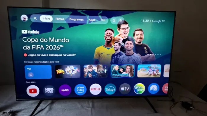 A Smart TV TCL 50C6KS 50" 4K QD-Mini LED 