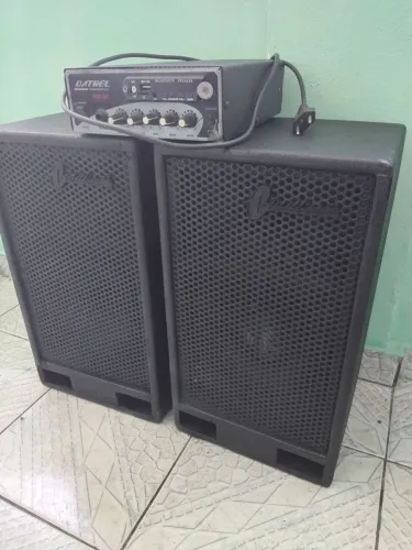 Troco 1 par de caixas de som metaline por leptop