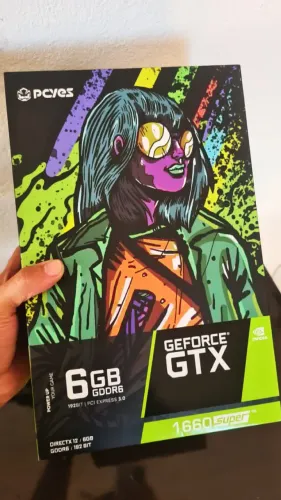 *LACRADA* GTX 1660 Super, PCYES, NUNCA USADA!