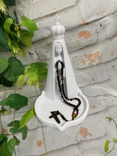 Suporte para Terço e Joias - Nossa Senhora