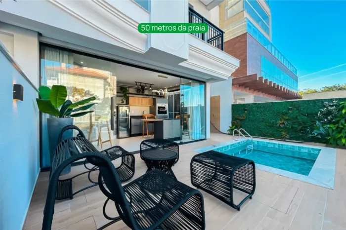 Apartamento na planta a 50 metros do mar na Praia Grande em Gov, Celso Ramos SC
