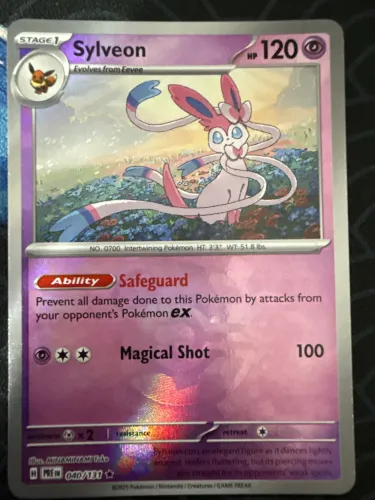 Card Pokémon Sylveon MasterBall - 040/131 - Inglês