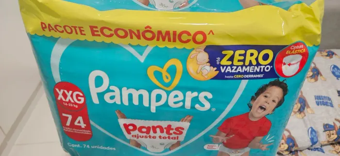Fraldas Pampers Pants // 74 unidades