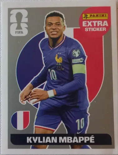 VENDO FIGURINHA EXTRA KVLIAN MBAPPÉ PRATA
