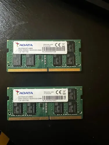 Kit Memória RAM ADATA DDR4 32GB (2x16GB) 3200MHz SODIMM para Notebook