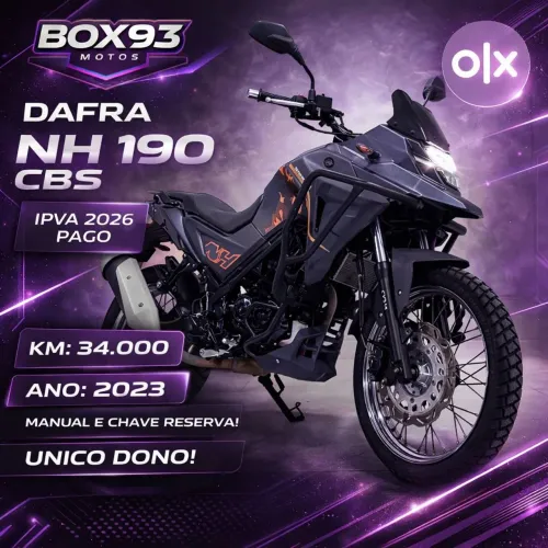 Dafra Nh 190 Ano 2023