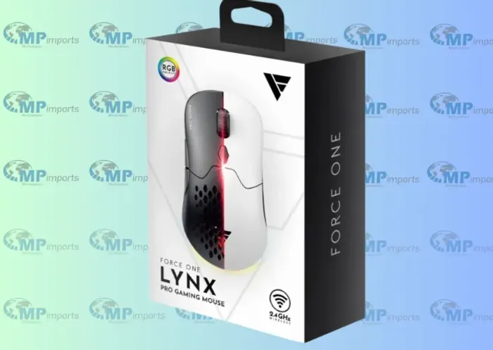 Loja MP Imports: Mouse Gamer Force One Lynx, 19.000 DPI, RGB, Switchs Hotswap