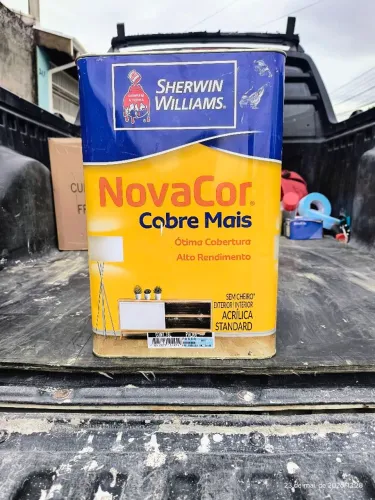 Tinta Sherwin Williams - cor palha - fosco lata 18l
