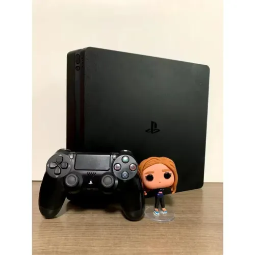 PS4 Slim 500GB + 8 Jogos | Completo