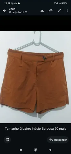 Shorts feminina