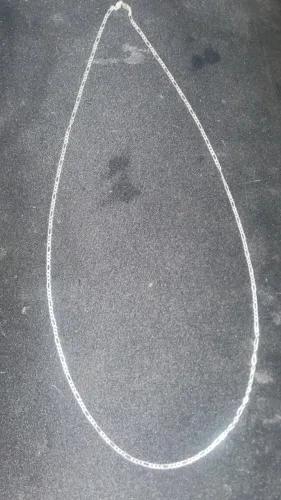 Corrente prata 3 em 1 - 70cm