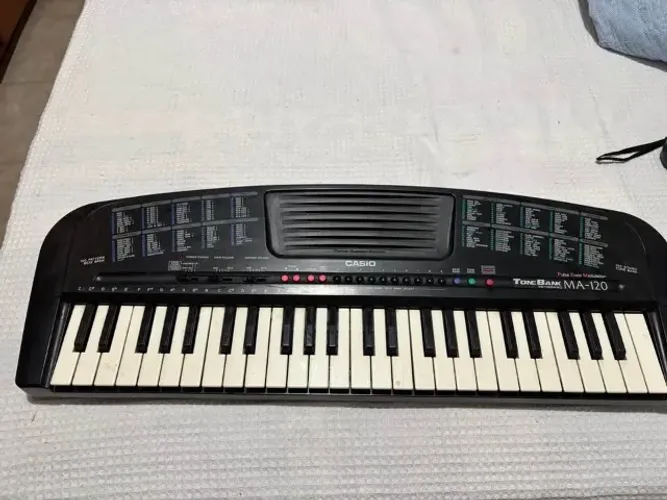 Teclado Casio MA-120 Tone Bank 49 Teclas - Funciona c/ Pilha
