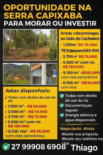 OPORTUNIDADE NA SERRA CAPIXABA - MORAR OU INVESTIR, PARCELO, TROCO, ACEITO PROPOSTAS LEIA