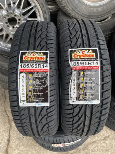 Pneu Crystone 185/65/14 (borracha Vipal)